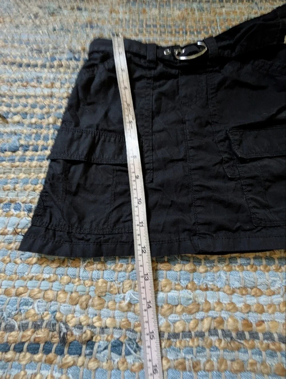 Justice black cargo